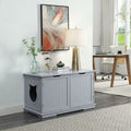 X-Large Cat Washroom Bench Litter Box Enclosure Furniture Box House
